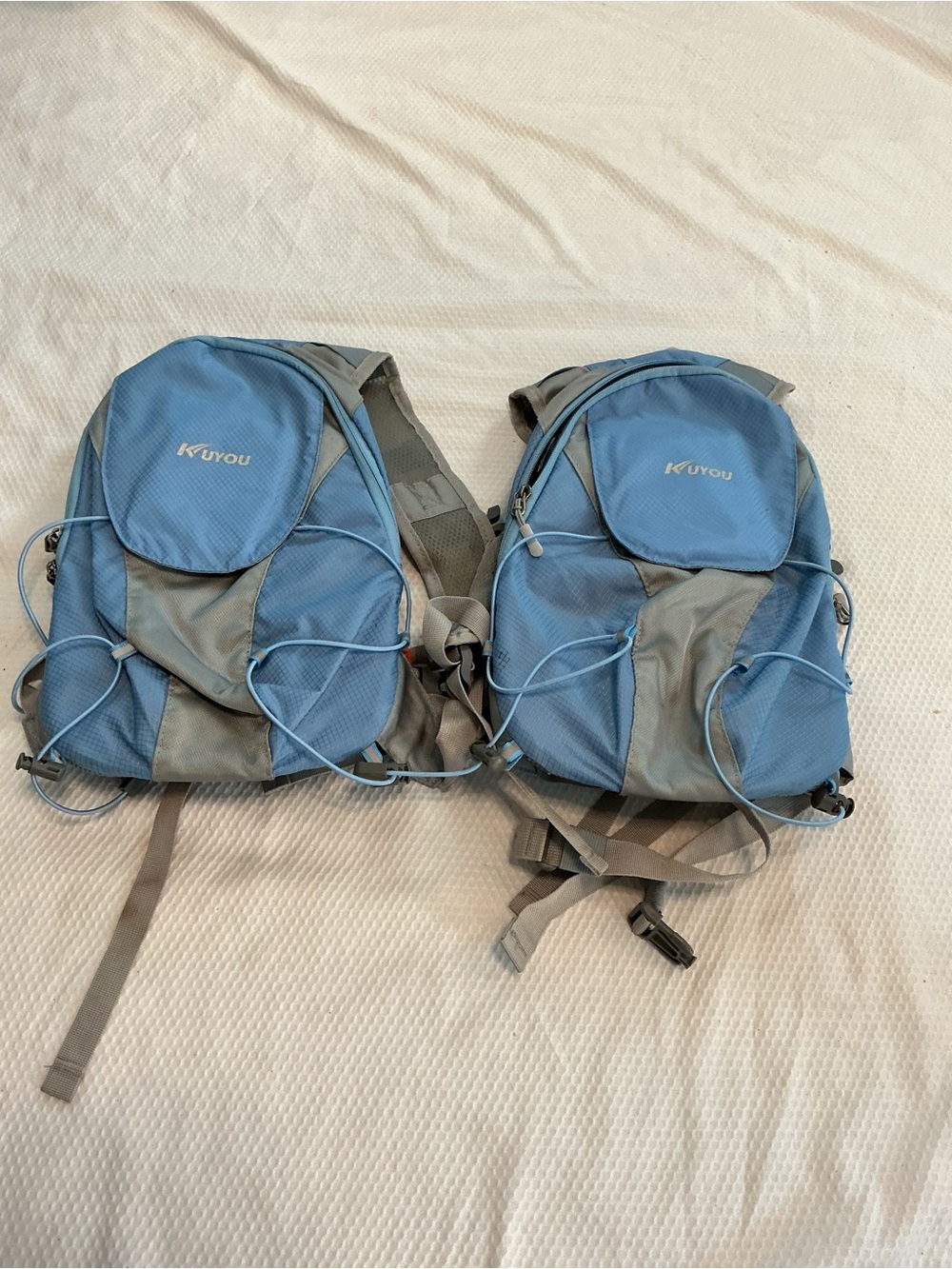 Men's Blue Daypack Backpack - Lightweight Outdoor Carry